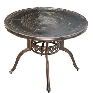 야외용테이블 주물 인세트 포차 주조 100cm 마당 펜션 의자 정원 야외테이블 옥상