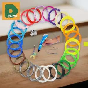 안전한사용 PCL필라멘트 200M 교육용 창의력 전용 아이들 저온재료 화상방지 도구 교구 미술 발달 3D펜리필