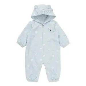 [블루독베이비8] 26SS 봄신상 (BL) 도기패턴  화섬 우주복 HJ (4611360102) (BLUEDOG BABY/유아/출산/백일/