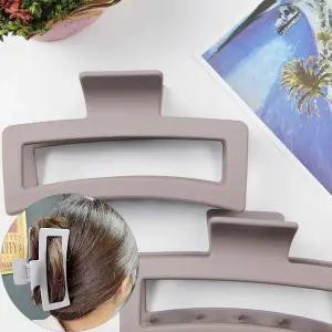 사각 헤어핀 올림머리 숱많은머리 머리핀 보라1P