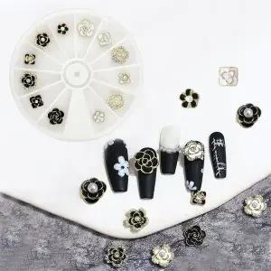 고품질 파츠세트 럭셔리파츠 12종 파츠 스톤 젤 세트 꽃파츠 (WFKAN80)