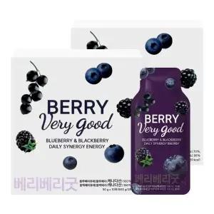 베리베리굿 켈리베리 유기농 블랙베리+블루베리 50gX10포X2박스