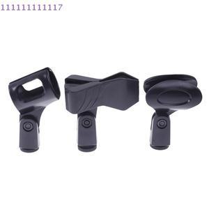 1PC 범용 휴대용 마이크 홀더 라이브 고정 클립 브래킷 액세서리 스프링 소프트 스퀘어