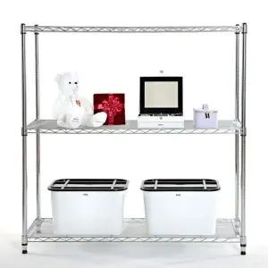 [하프클럽/]450x1200x1200 철제 다목적 3단 선반 조립 가능 수납장