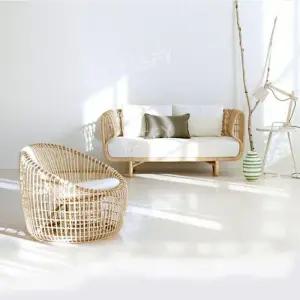 야외 라탄 의자 쇼파 안락 옥상 라운지 발코니 테라스 카페 등나무 테이블 1인용