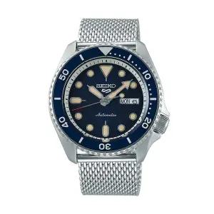 [세이코알바]세이코 남성 남자 블루 실버 오토매틱 메탈시계 SRPD71K1