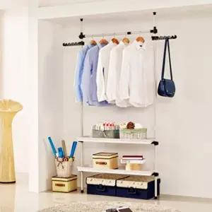 고품질 선반행거 2단선반행거 다용도 선반고정행거 2단선반 1단행거 (WFKDJ25)