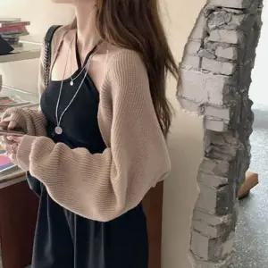 여성 크롭 볼레로가디건 숏가디건 팔뚝살 커버 카디건 (KYR-WDE69E1)