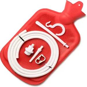 관장 팁 질 2쿼터 고무 병 5피트 튜브 차단 클램프 어댑터 스토퍼 및 개인 청소용 걸이가 포함된