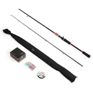 릴 루어 낚싯대세트 2.1m 베이트 로드파우치 선상