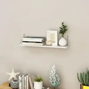공간데코 벽선반 (50x15cm) (화이트) 무타 우드선반 인테리어 걸이 원목 목재 MDF 미니멀 감성 수납