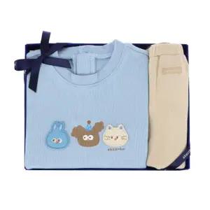 [압소바](의정부점)[압소바 26년SS임신출산백일돌선물]토모 상하복 (A1113004C) 블루