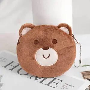 동물 동전지갑 곰 동전지갑 지갑 미니 귀여운 여행용 WEC7D05