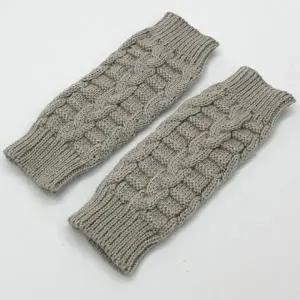 꽈배기 니트 핸드워머 손토시 그레이