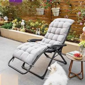 썬베드 체어 비치 풀빌라 썬텐 라운지 접이식 의자 그레이 안락의자 럭셔리