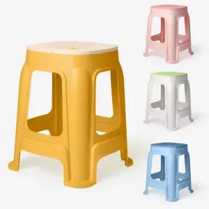 화장대 의자 식탁 의자 가벼운 PP 보조 스툴 4color/편의점/야외/이동식/플라스틱/관공서/포차/포장마차