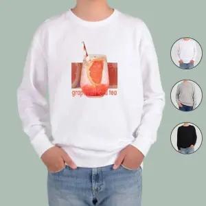 [하프클럽/알티피아]맨투맨 전색상 카페메뉴 자몽에이드 디자인티셔츠