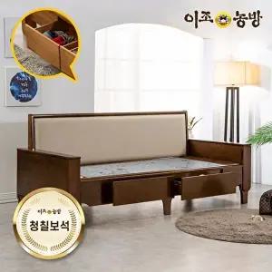 [이조농방][방송에서만!더블리프트+협탁증정]이조농방 청칠보석판재 서랍형 온비움 카우치 돌소파 온열침