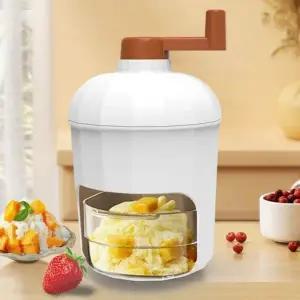 빙삭기 쇄빙기 만들기 빙수기 가정용 제빙기 수동 눈꽃 분쇄기 (WFHPB11)