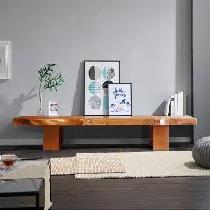 [마루엔개비] 이반 통원목 TV스탠드 원목벤치 250