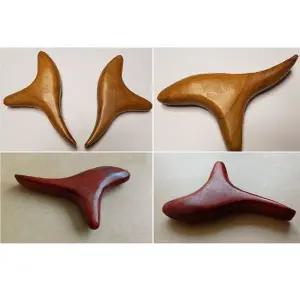 [콩심팥심]우드마사지 트라이앵글 원목안마기 지압봉 랜덤