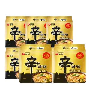농심 신라면 골드 봉지라면 125gx24봉