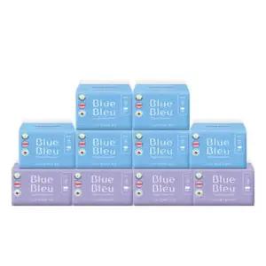 [블루블루][10팩 세트] 블루블루 유기농 순면커버 생리대 (중형/대형 선택)