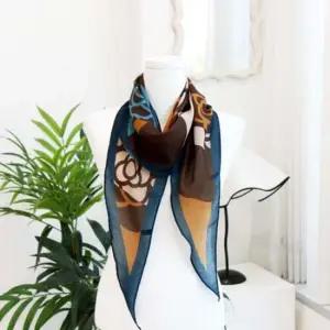 국산 고급 중년 여성 장미 다이아 롱 스카프 머플러