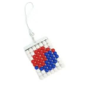 열쇠 가방고리 만들기 DIY B03태극 비즈공예 가방장식 비즈발