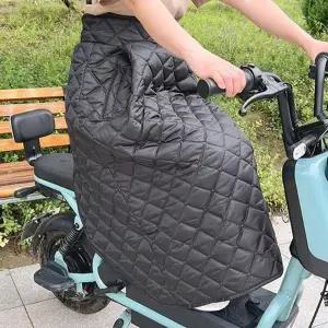 오토바이 무릎 방풍 치마 블랙 1P 라이더 동계 패드 (WFKJ10R)