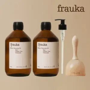 [프라우카] 앰플오일 500ml) 2병+테라퓨틱 괄사 1개