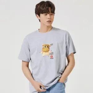 키밍 소띠 축 12간지 띠자리 그래픽 신년 반팔티 W7DF6CE