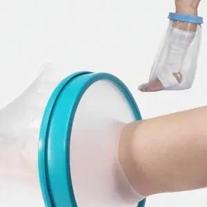 고품질 깁스 보호 방수 커버 샤워용 팔 다리 부상 방수포 반깁스 (WFKMRVX)