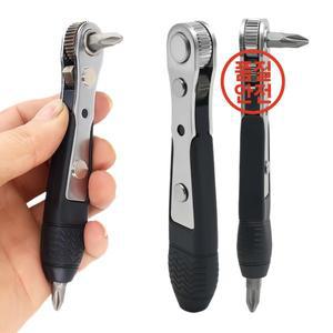 90도 다기능 양방향 라쳇 드라이버 엘보 플랫 헤드 렌치 십자 공구 액세서리 세트