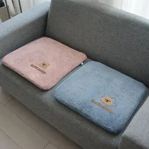 라텍스 곰돌이 방석 의자 사무실 방석