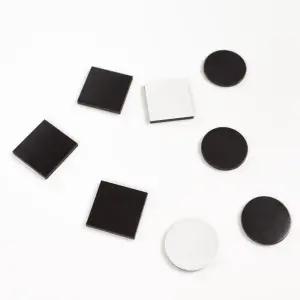 고무 소형 사각 붙이는 자석 스티커 테이프 20mm