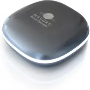 마보로 LED 조명 여행용 메이크업 미러 1배/10배 배율 충전식 USB-C 포켓 핸드백 휴대용 컴팩트 터치