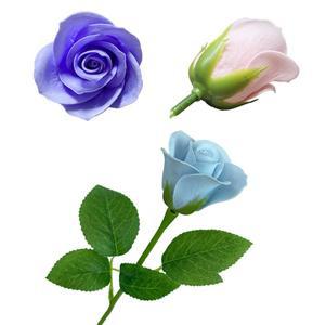 3.5cm 미니 약한 장미 머리 비누 꽃 인공 DIY 꽃다발 봄 결혼식 어머니 아버지의 날 생일