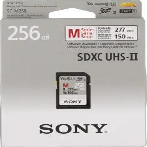 Sony M series SDXC UHS-II Card 256GB V60 CL10 U3 Max R277MB/S W150MB/S (SF-M256/T2)