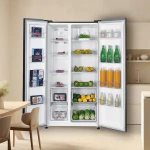 위니아 클라쎄 양문형냉장고 521L 좌냉동 우냉장 RKA152TS5MV8 실버 무료설치 폐가전수거