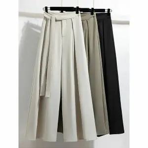 [하프클럽/에꼴드파리]레벨 핀턱 와이드 슬랙스_F59WPB002Z