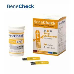 베네첵 콜레스테롤 시험지 검사지 스트립 25매 1박스 (요산/혈당 함께 구매 가능)