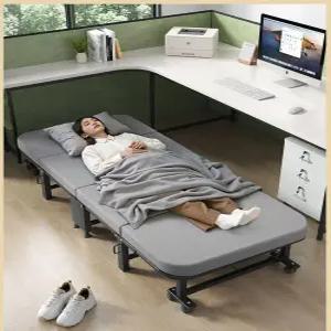 사무실 간이침대 접이식 성인용 휴대용 폴딩 낮잠 베드 캠핑용