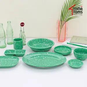 [토마톰스]뉴트로 도자기 분식그릇 풀세트