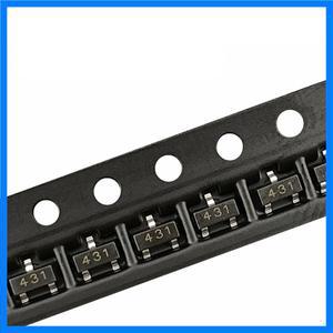 (100개) TL431 SOT-23 SMD 전압 조정기 IC 0.5%(마킹 431)