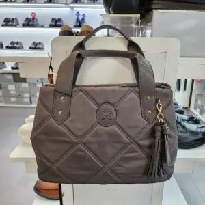 HC12 퀼팅 원단 토트 크로스백  퀼팅원단 여성 토트 크로스백 EOEFHB838GY