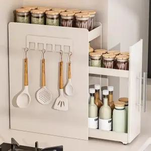 위 서랍장 소금 양념 보관함 선반 커피장 접시장