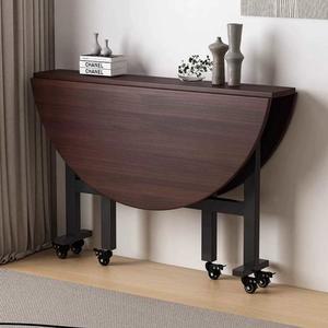 접이식 원형 원탁 대형 공간활용 간이 테이블 식탁 이동식 탁자