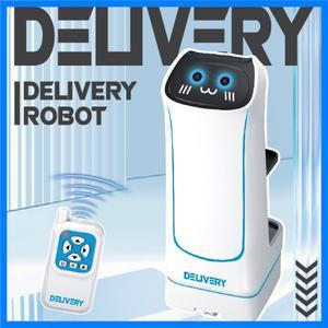 참신한 원격 조종 자동차 장난감 전기 음식 배달 로봇 소형 물품 운송 게임 재미있는 깜짝 크리스마스 선물