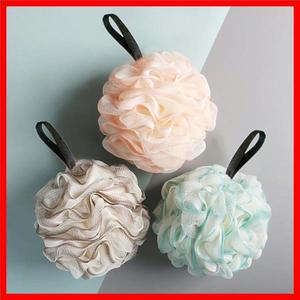 대형 목욕 볼 리치 버블 목욕 타올 바디 클리닝 메쉬 샤워 워시 스폰지 욕실 액세서리 1 PC